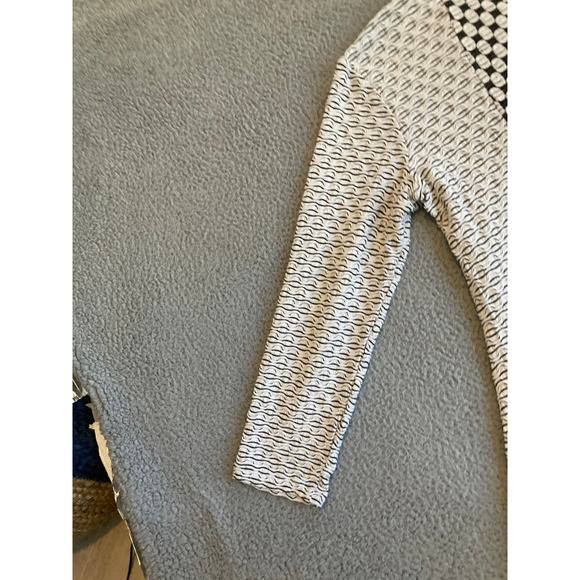 Tianello Ashton Tunic Top XL Knit Jersey White Black Boho Beach Steve Barraza - Picture 6 of 16